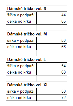 BAREVNÉ dámské tričko